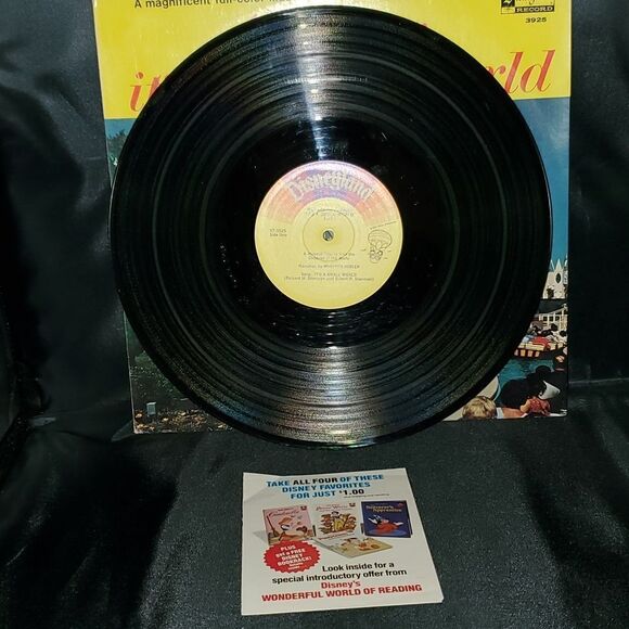 1964 Walt Disney it's a small world album vinyl Record & Color Illustrated Book - Picture 10 of 13